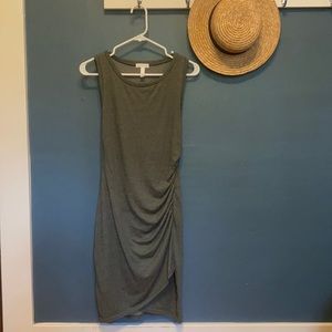 Leith Bodycon Dress (Heather Green)